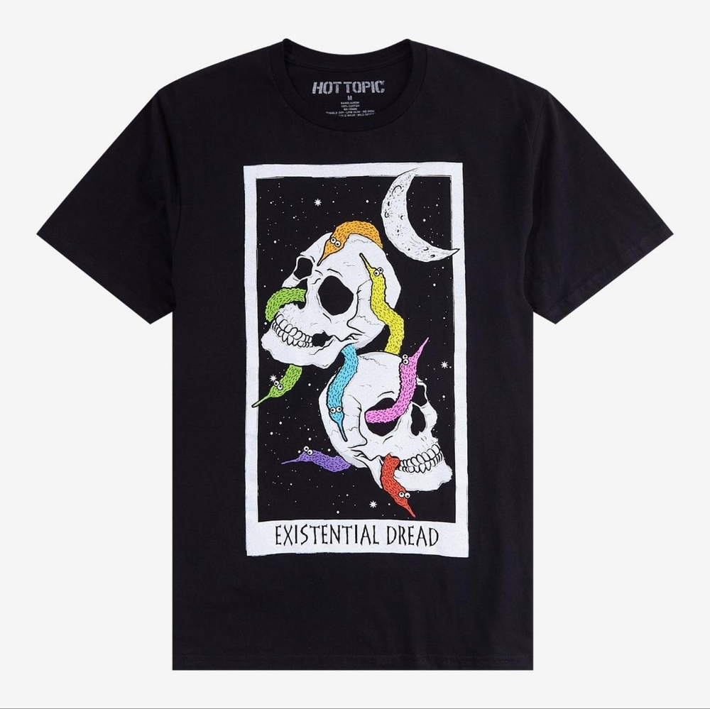 Existential Dread Worm On A String T Shirt